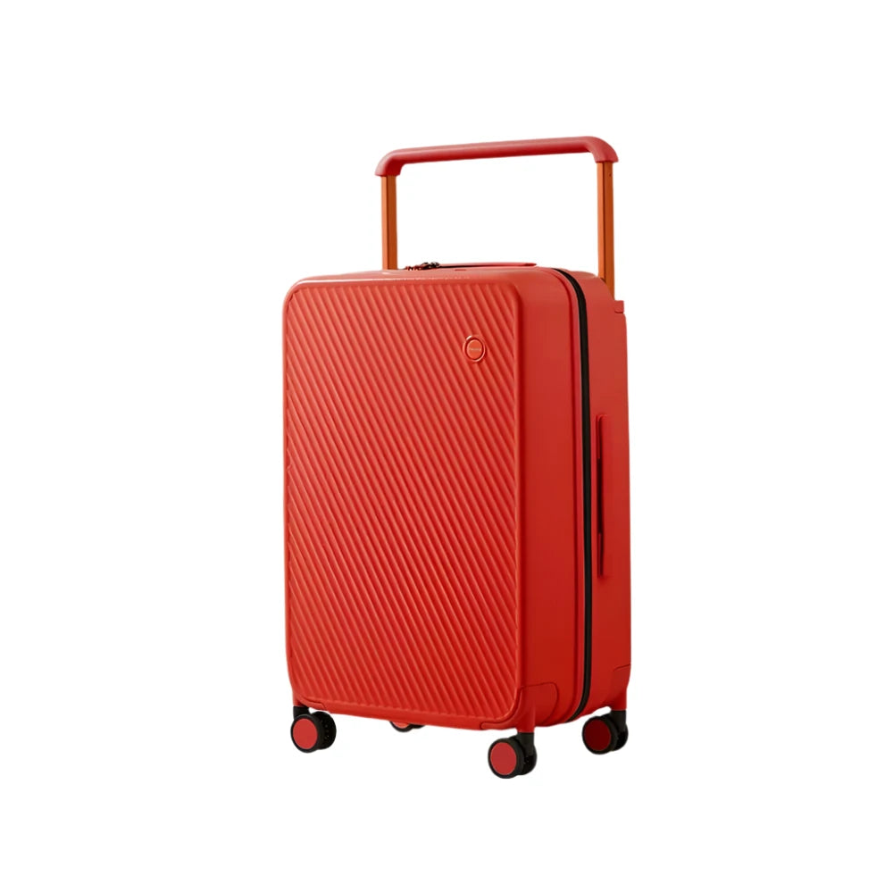 Valise de voyage à poignée large, roues tournantes, PC TSA, serrure, 20, 24 pouces