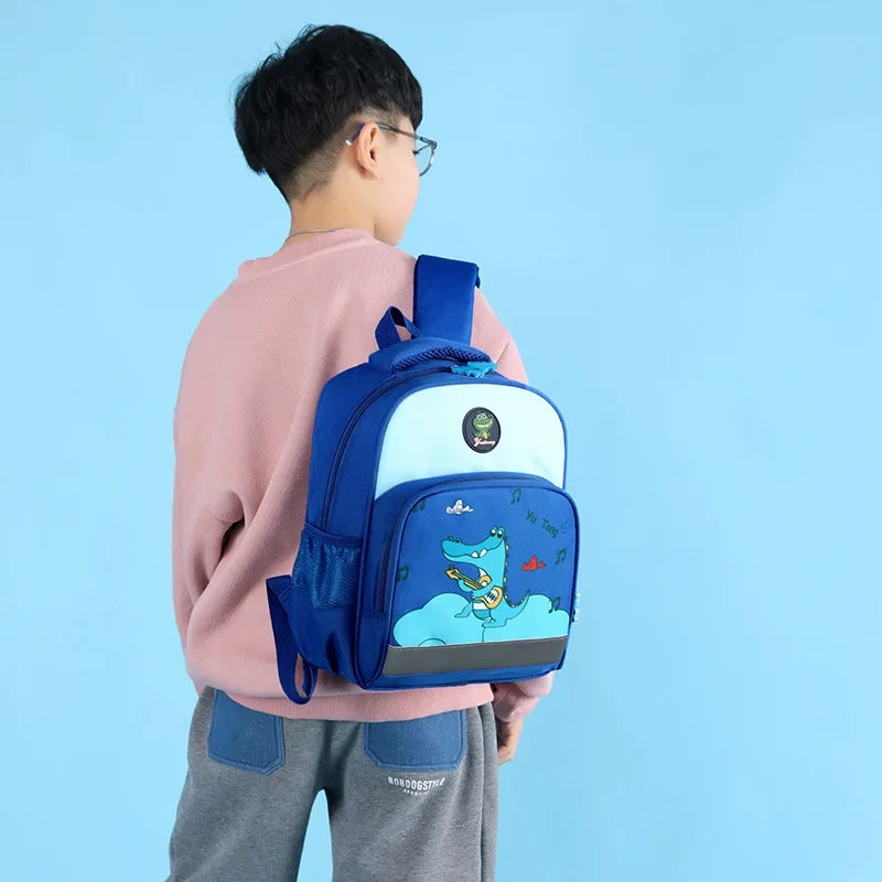 Cartable de dessin animé licorne pour enfants, sac d'école primaire, réduction de la charge, protection de la colonne vertébrale, mignon, élégant,