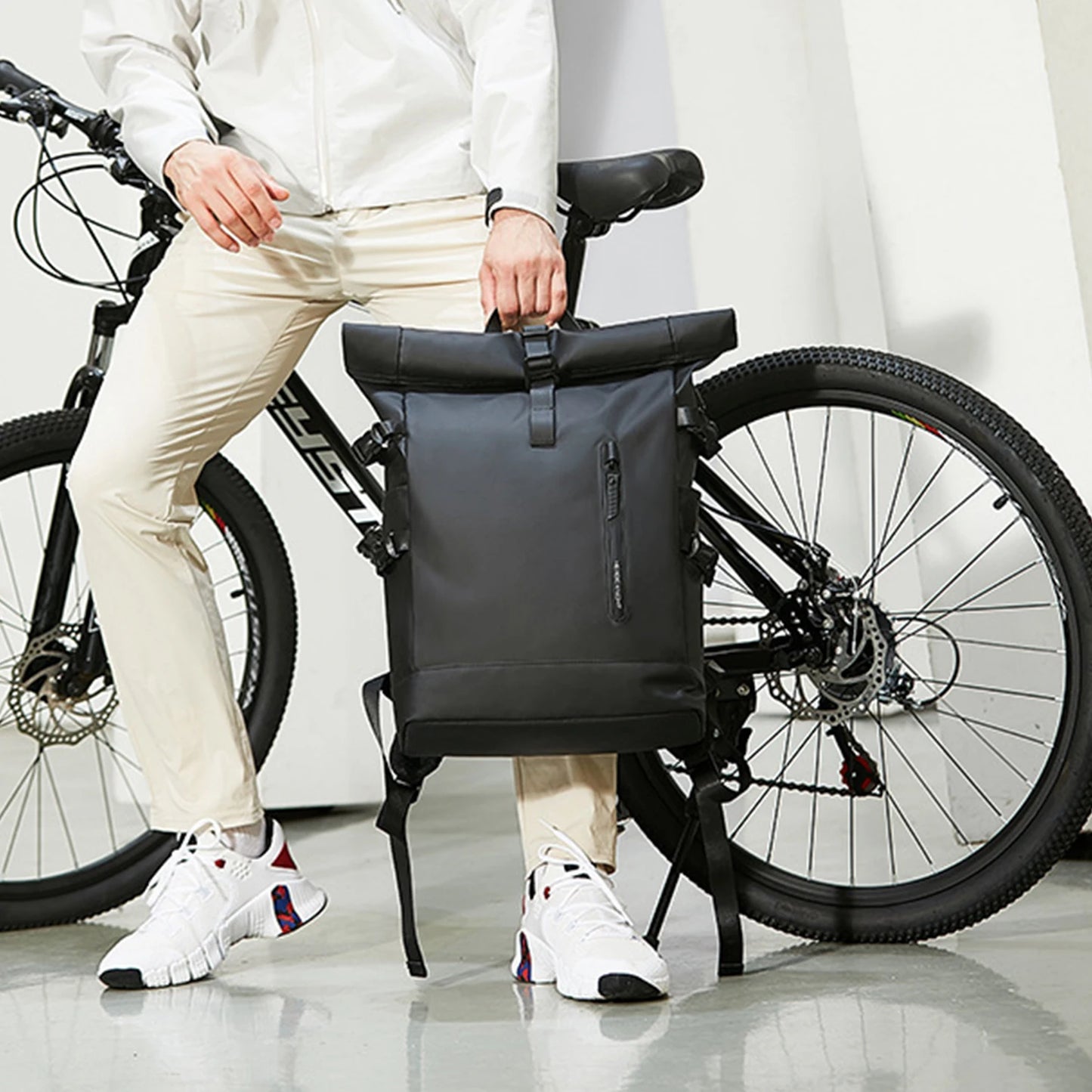 Expandable and waterproof travel backpack