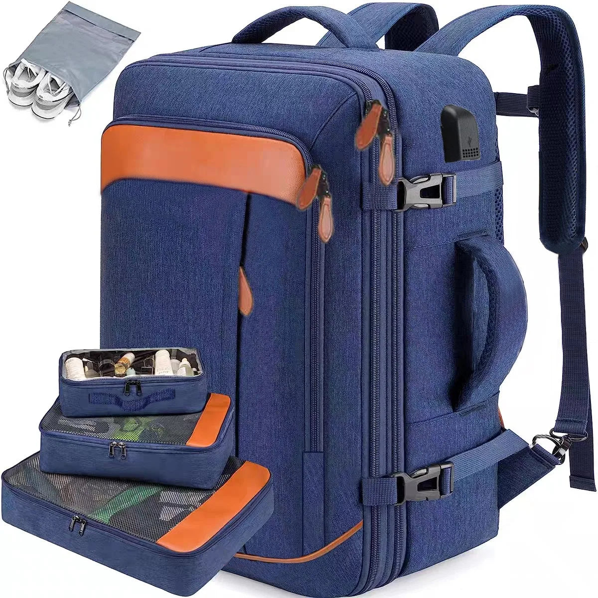 Bagages bleu à Degrés d'Eau