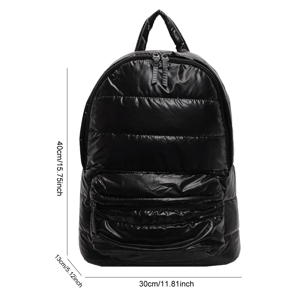 Cartable noir Multi-Poches, en Coton, Polyvalent, pour Adolescent et Étudiant