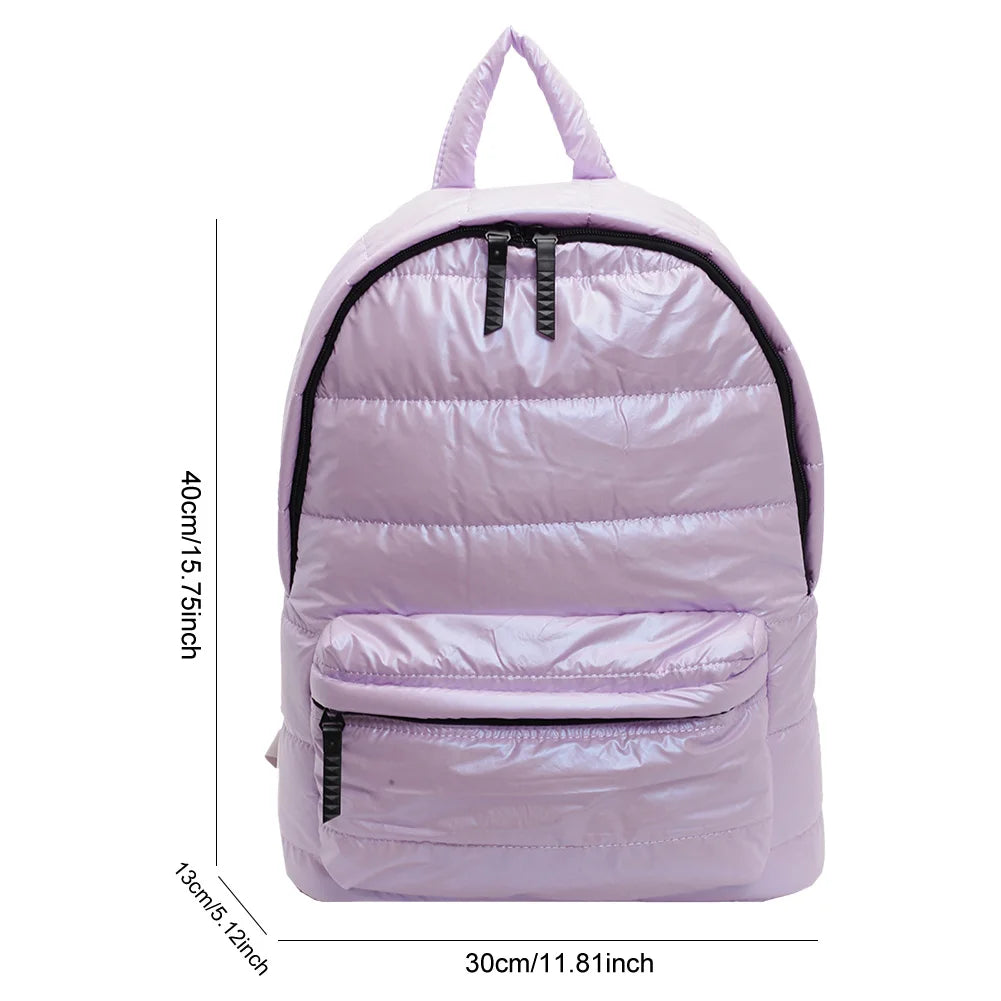 Cartable beige Multi-Poches, en Coton, Polyvalent, pour Adolescent et Étudiant