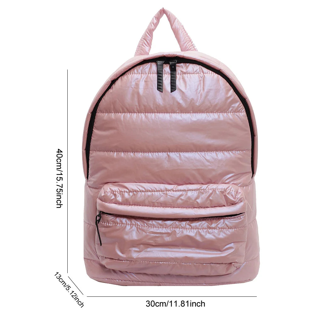 Cartable rose Multi-Poches, en Coton, Polyvalent, pour Adolescent et Étudiant