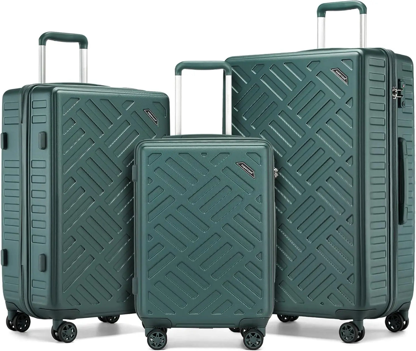 Ensemble de bagages 3 verte