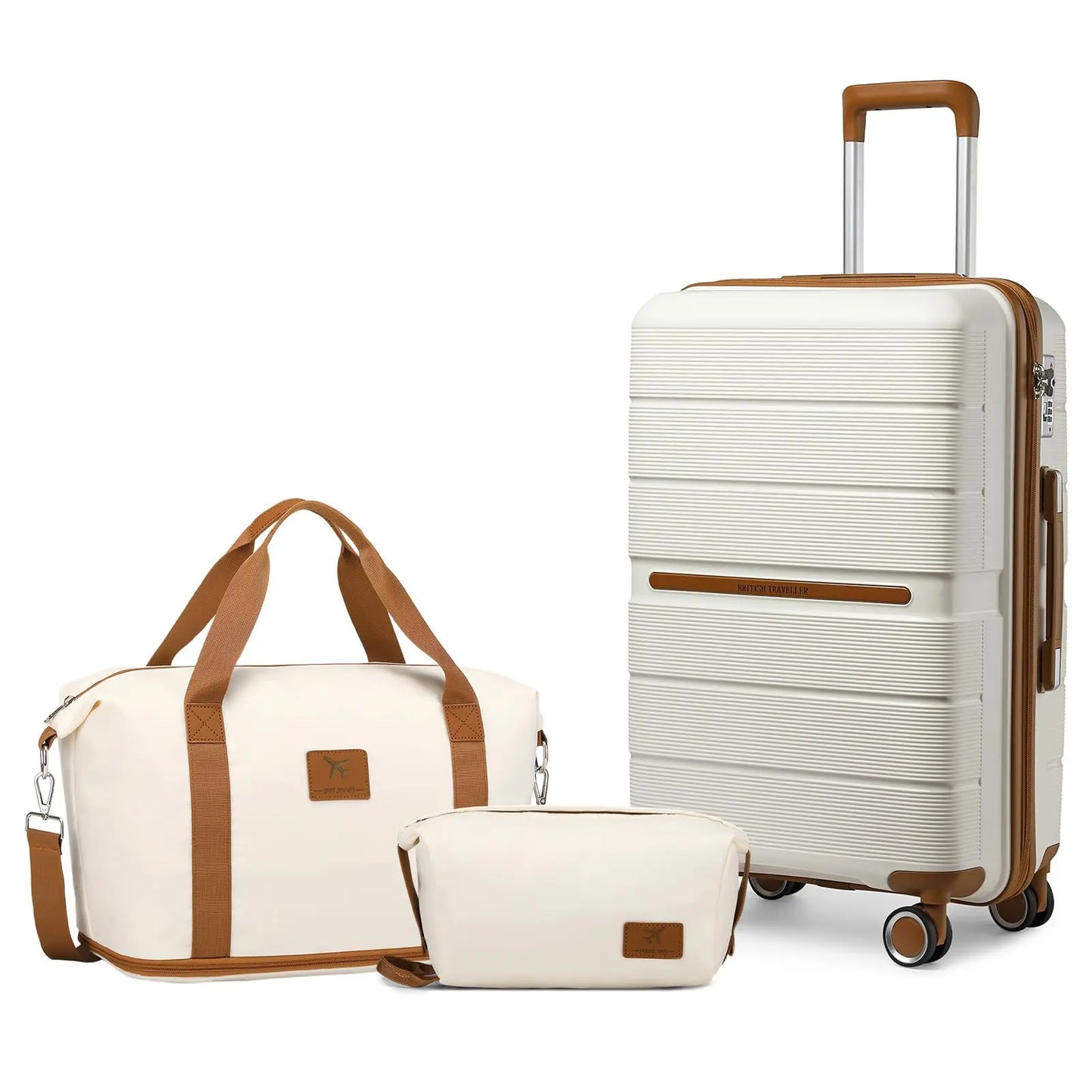 Ensemble de bagages British Traveler avec sac de voyage