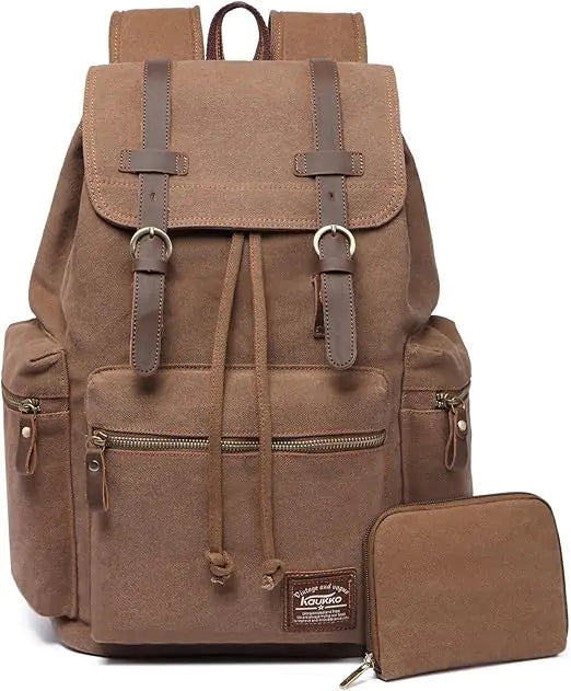 Sac à dos en toile vintage