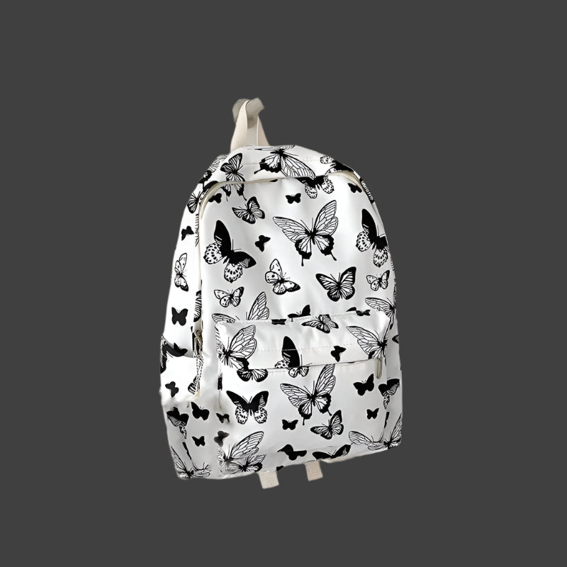 Mode papillon modèle coréen femmes sac à dos étudiant sac à dos pour l'école livre stockage et organisateur de voyage