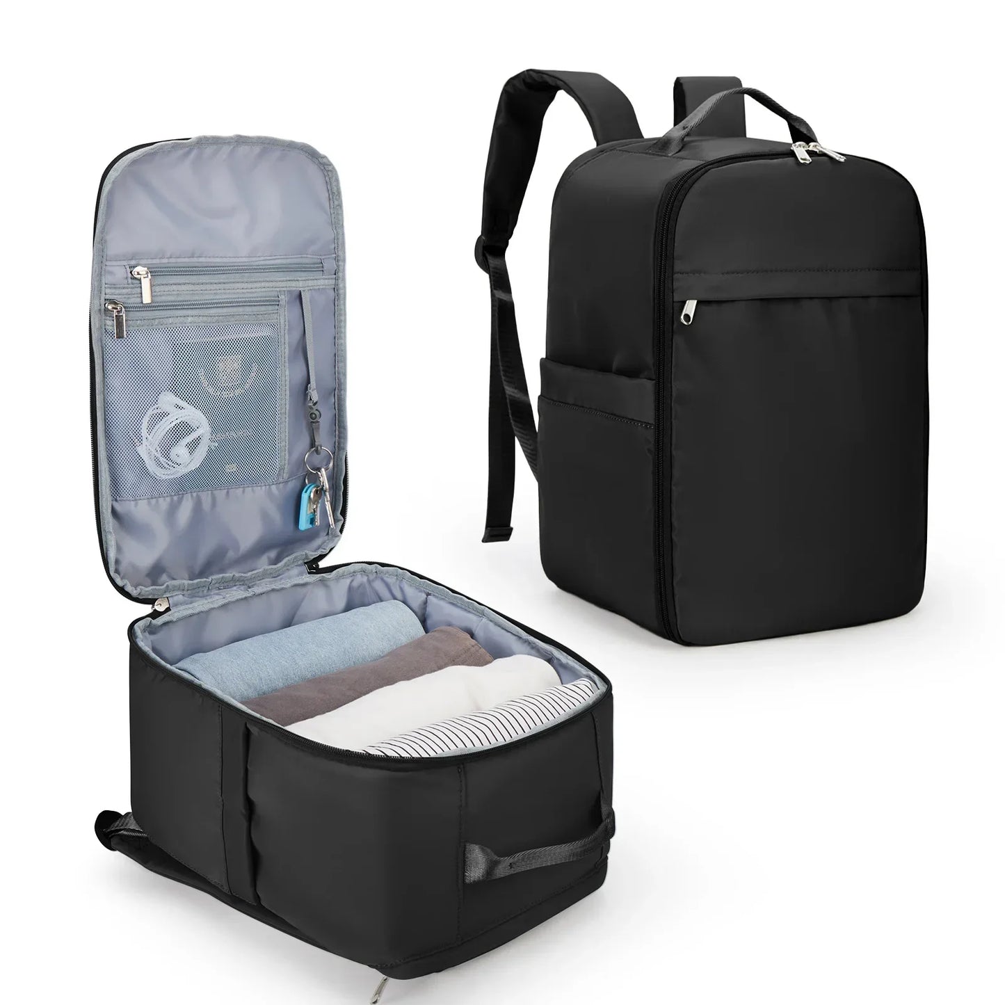 Ryanair-Sac à dos pour ordinateur portable, bagage à main, sac de voyage, 40x20x25, 45x36x20, Easyjet Cabin, femmes et hommes