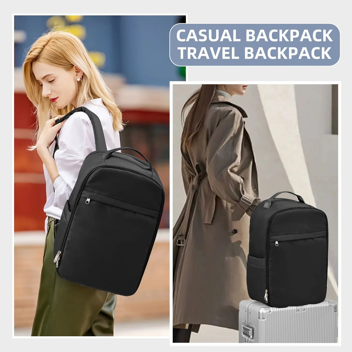 Ryanair-Sac à dos pour ordinateur portable, bagage à main, sac de voyage, 40x20x25, 45x36x20, Easyjet Cabin, femmes et hommes