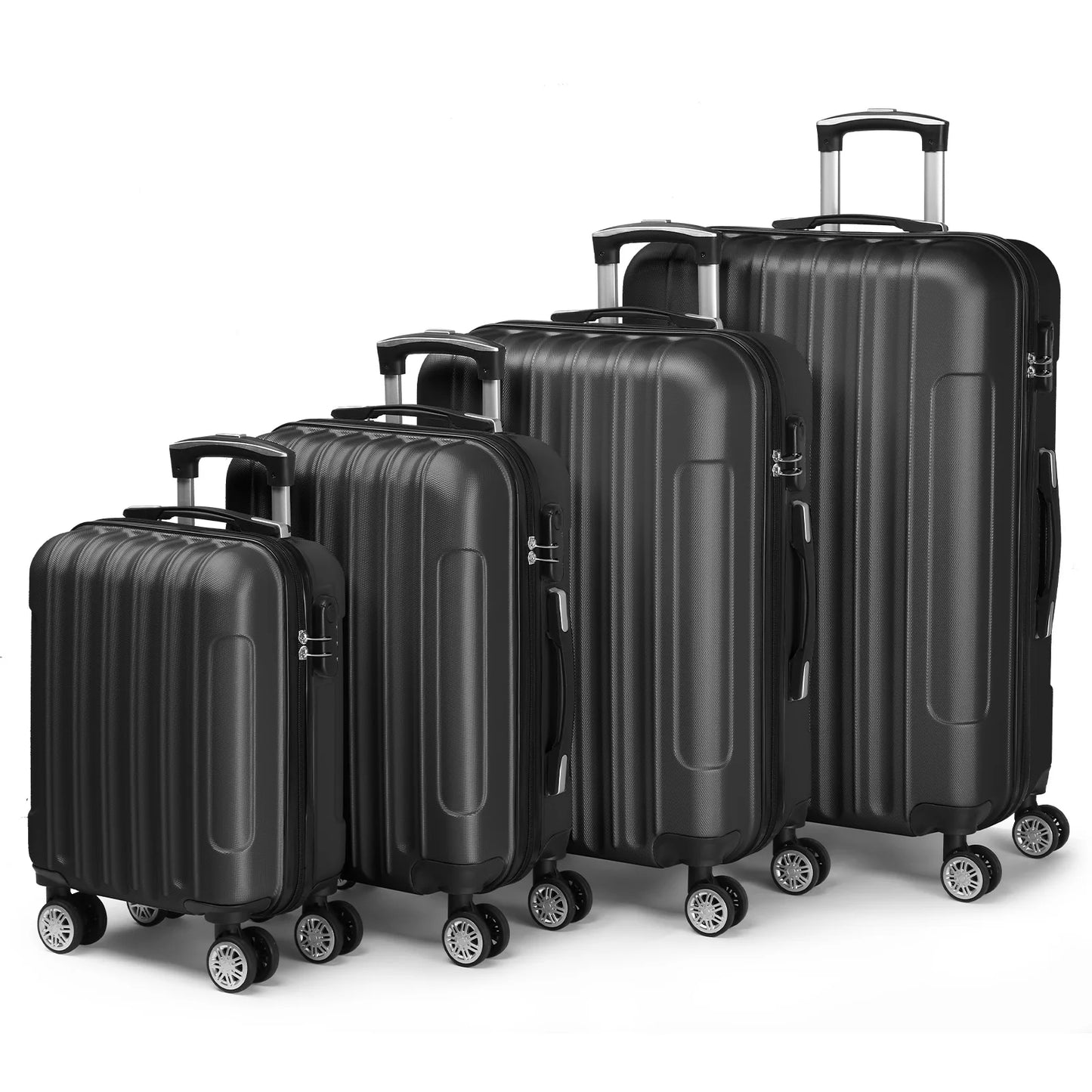 ABS luggage, 4 pieces per set