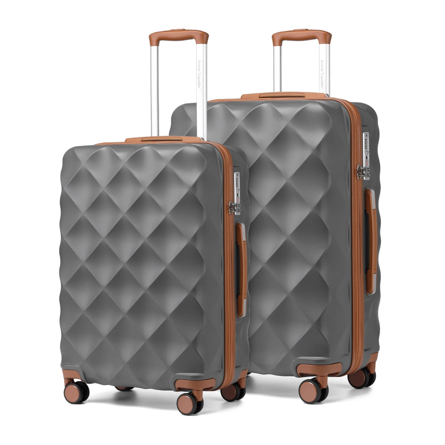 2-piece suitcase set with free shipping