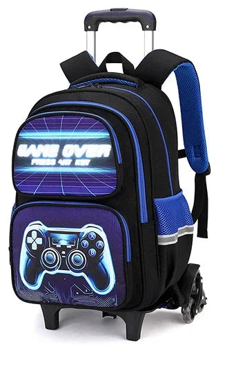 Sac d'école, Trolley avec console de jeu