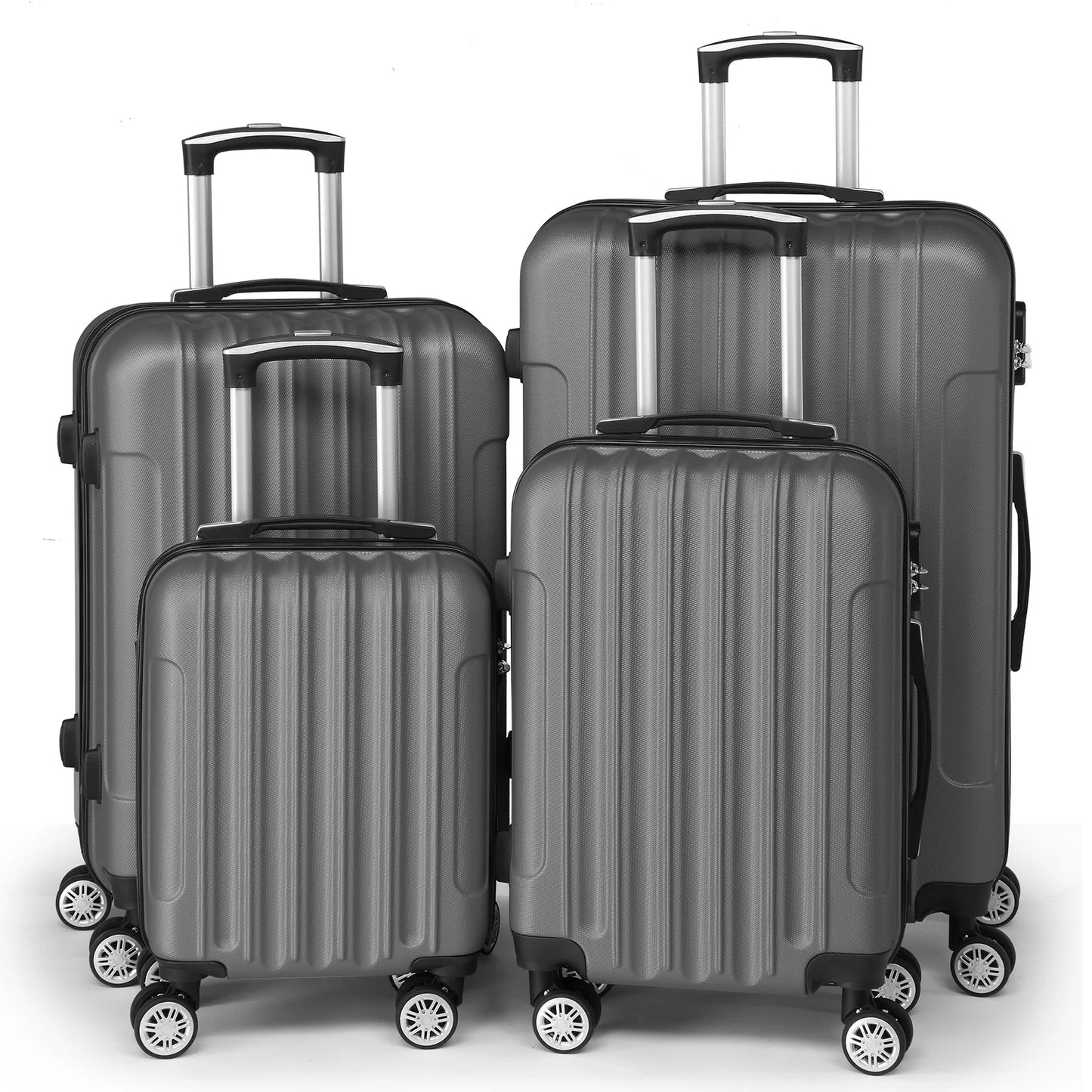 Bagages ABS protégés par les coins, 4 pièces