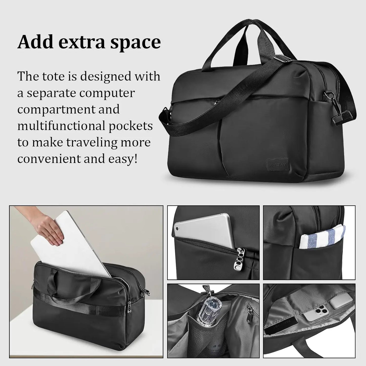 Ensemble de bagages à main et valise durable