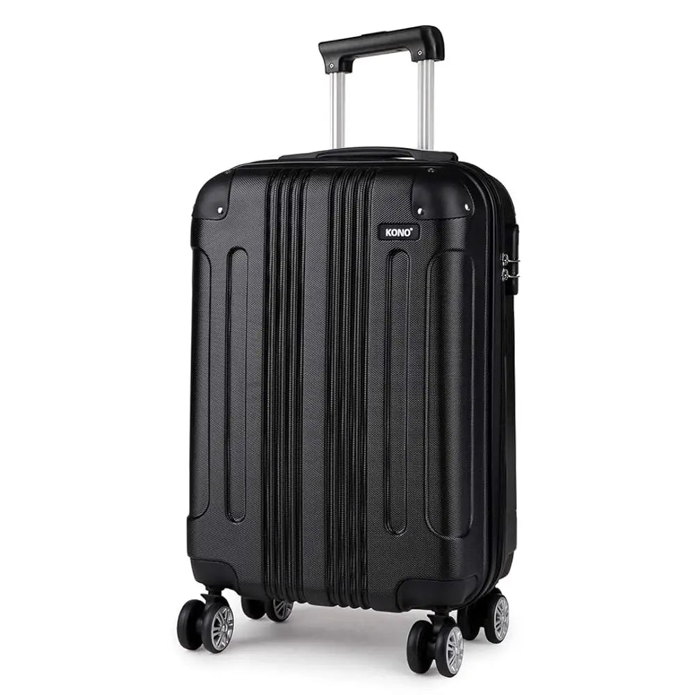 valise noir trolley légère et rigide avec 4 roues