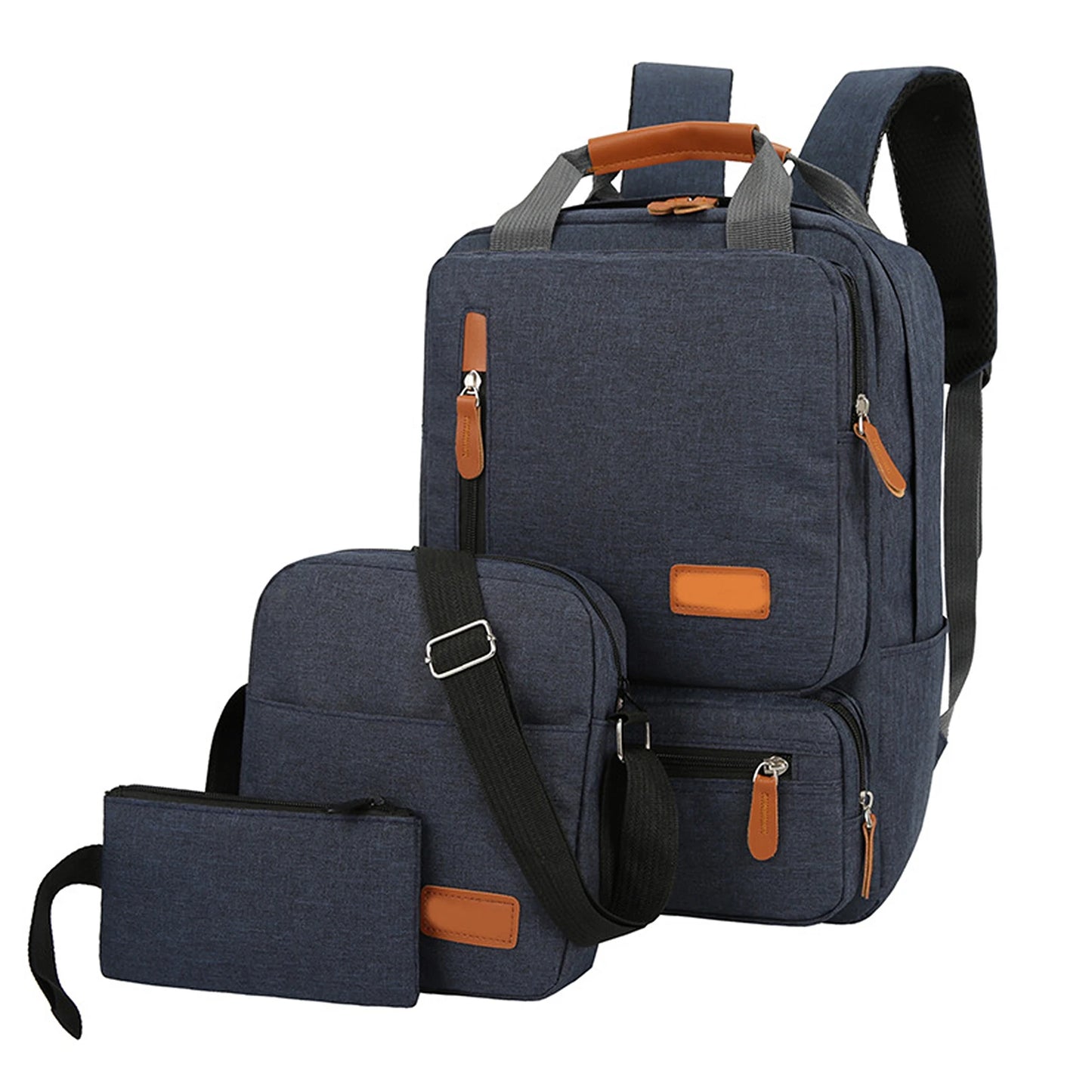 Ensemble de sacs à dos et sac à bandoulière, petite poche pour voyage, école, travail