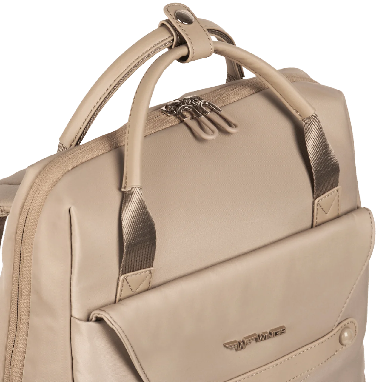 Sac à dos multifonctionnel beige étanche