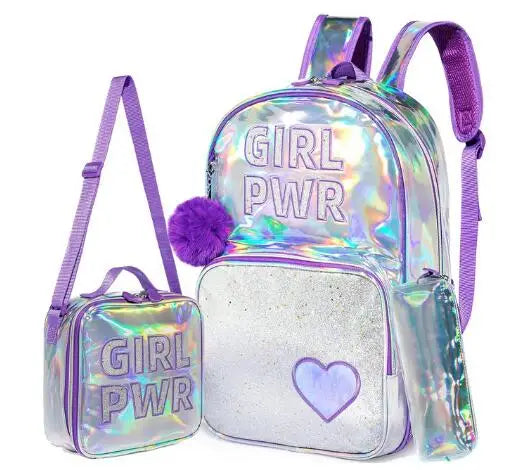 Sac à dos d'école à paillettes, élèves du primaire