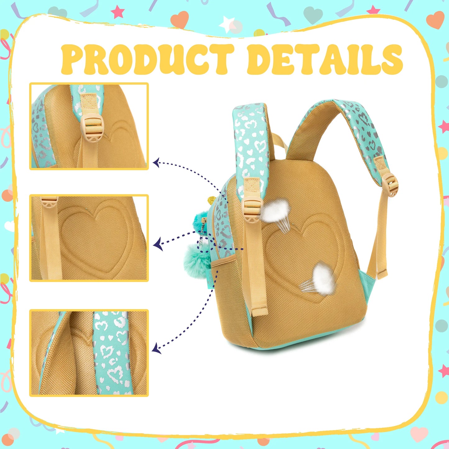 Sac à dos animal mignon de 13 pouces