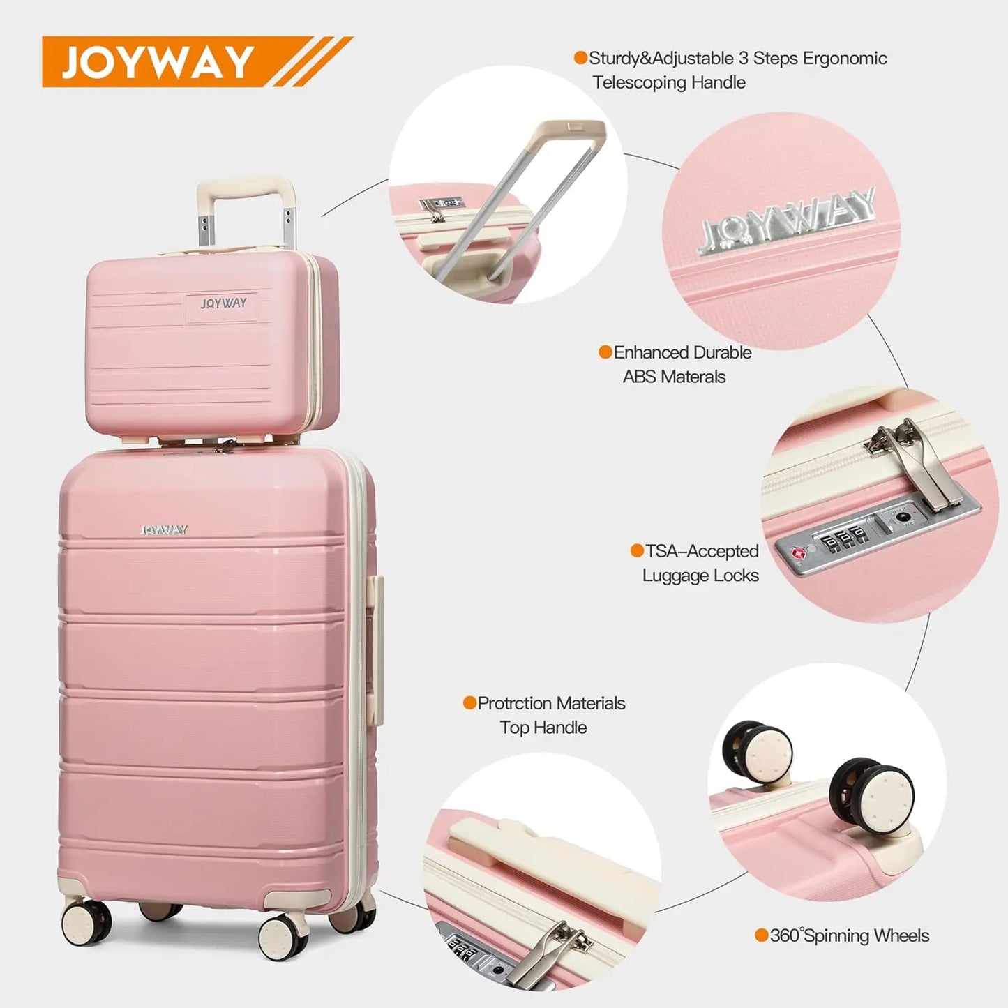 Stylish and durable travel luggage sets
