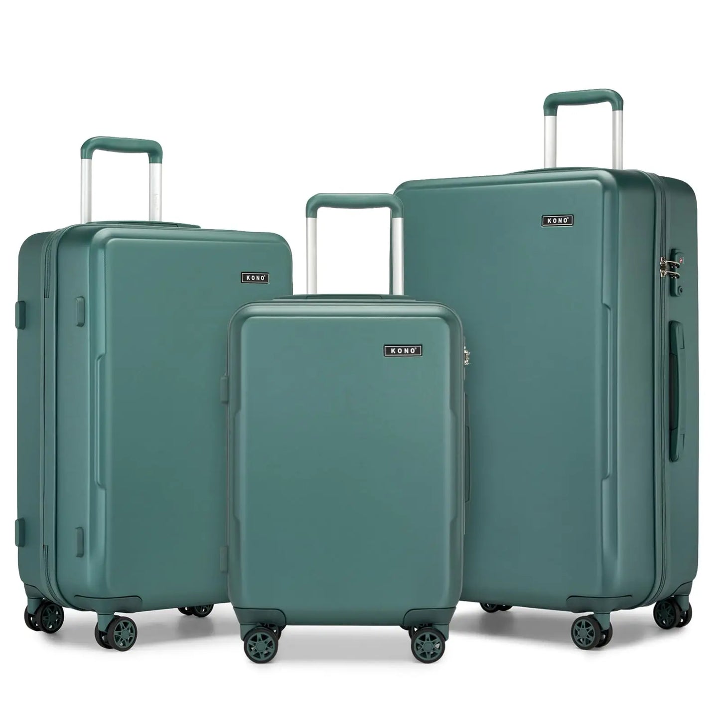 Lightweight, hard-shell suitcase, 3 pieces