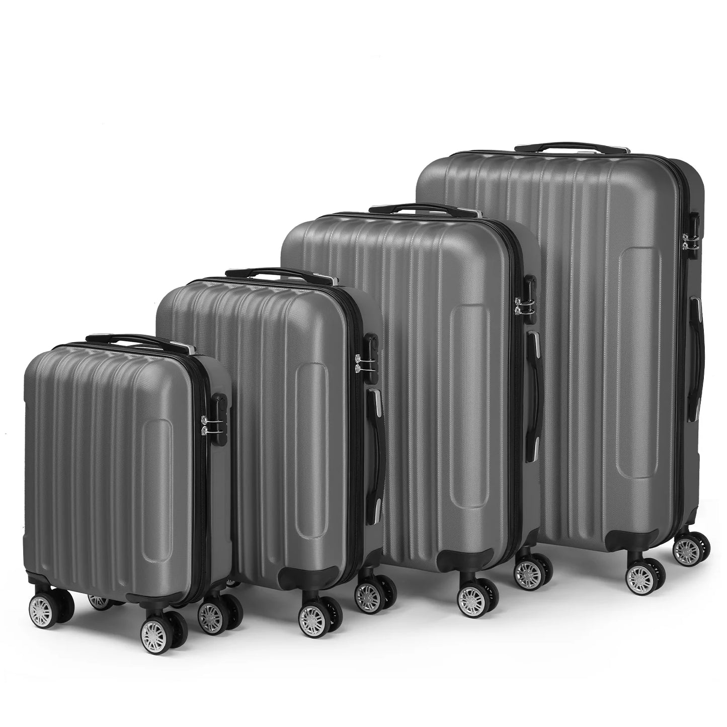 Bagages ABS protégés par les coins, 4 pièces