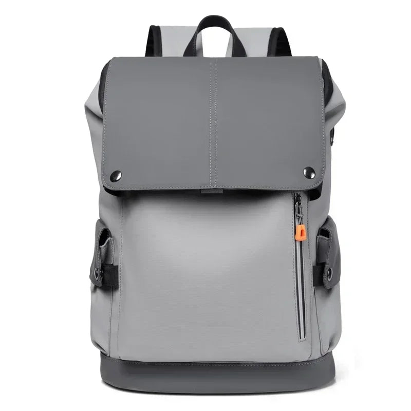 Grand sac à dos étanche en cuir PU pour ordinateur portable