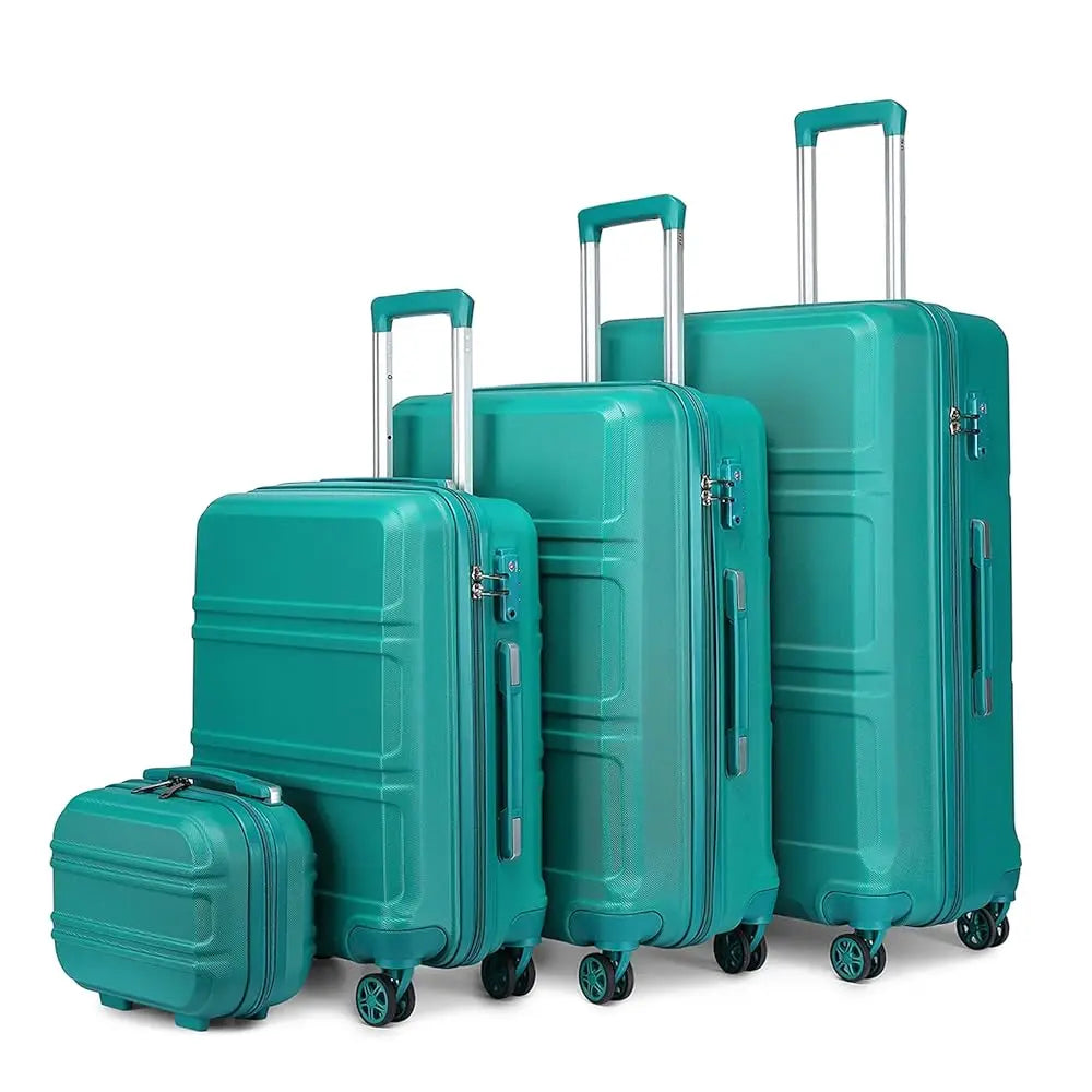 4 valises vertes