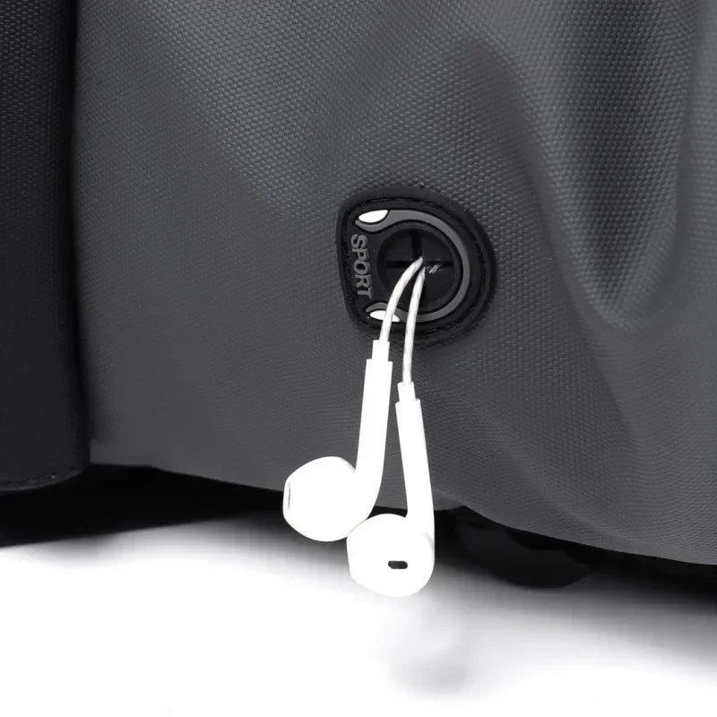 Grand sac à dos étanche en cuir PU pour ordinateur portable
