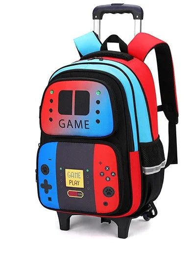 Sac d'école, Trolley avec console de jeu