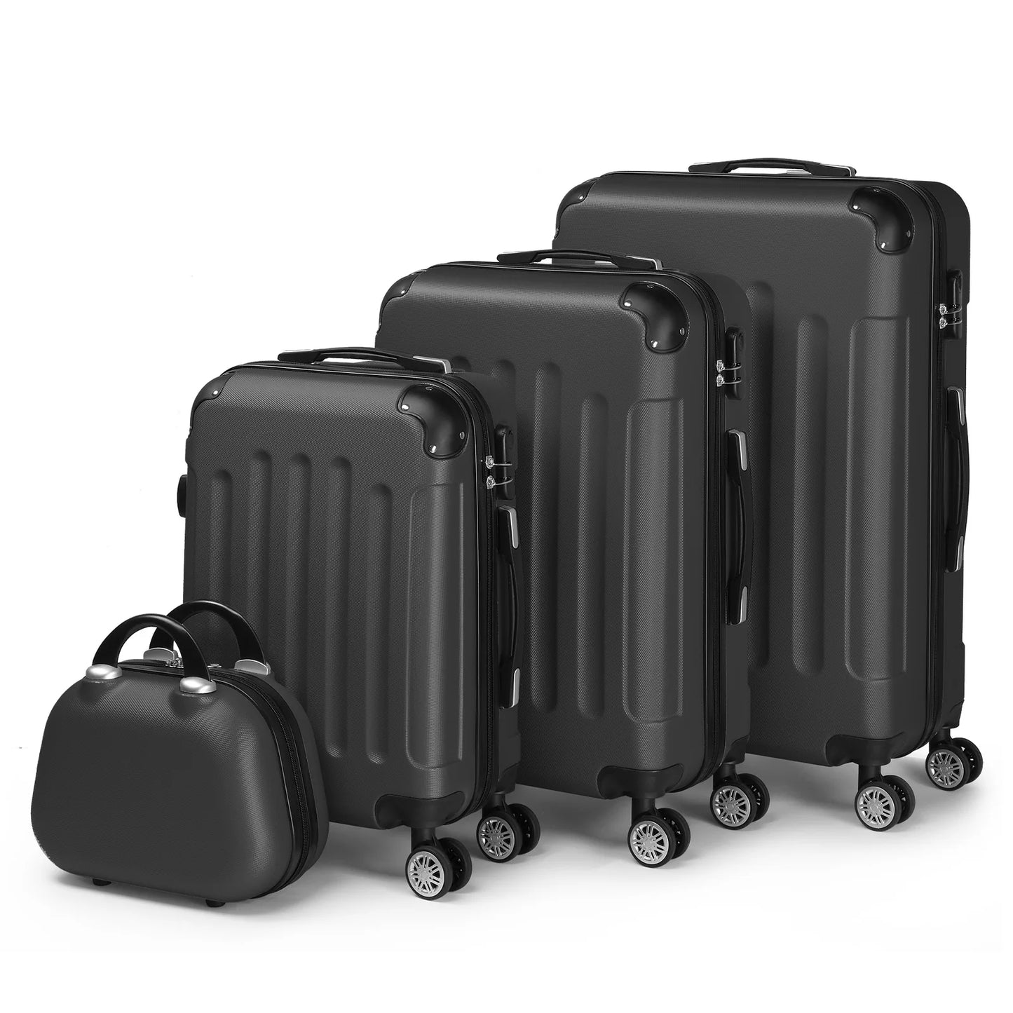 Bagages ABS protégés par les coins, 4 pièces