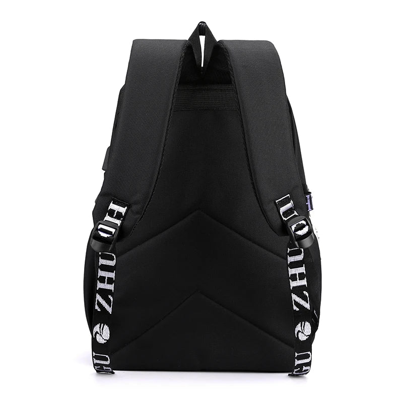 Sacs d'école à fleurs pour adolescentes, sac à dos de voyage, 26 initiales, fleur rose, alphabet, cadeau mignon, cartable pour étudiants, lettres A B C D