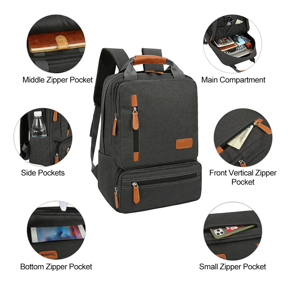 Ensemble de sacs à dos et sac à bandoulière, petite poche pour voyage, école, travail