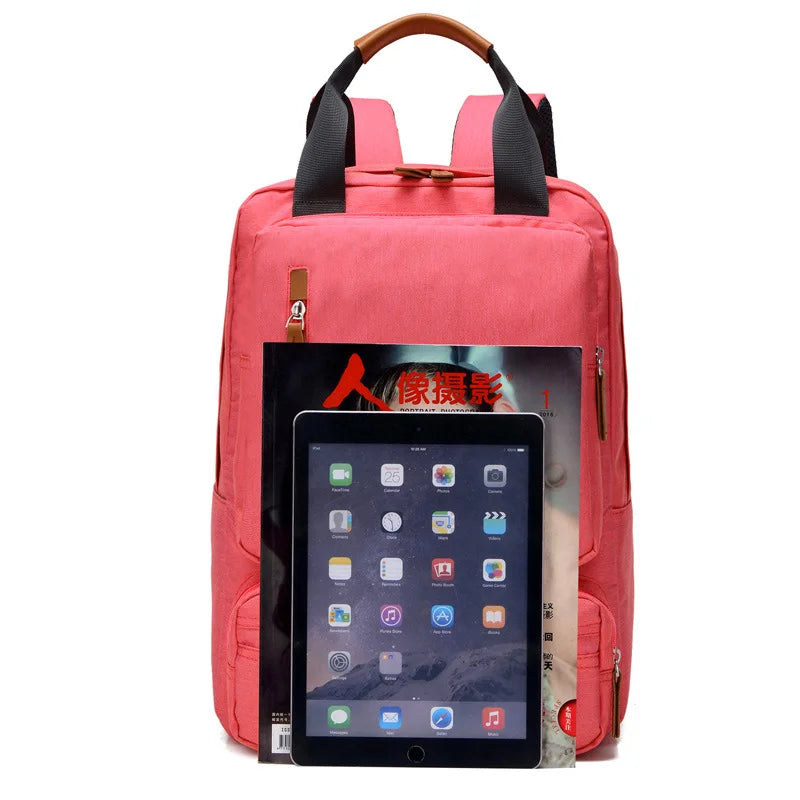Sac à dos de voyage en toile pour hommes et femmes, sacs pour ordinateur portable décontractés, sac à dos de grande capacité, sac de livre scolaire pour adolescent, mode