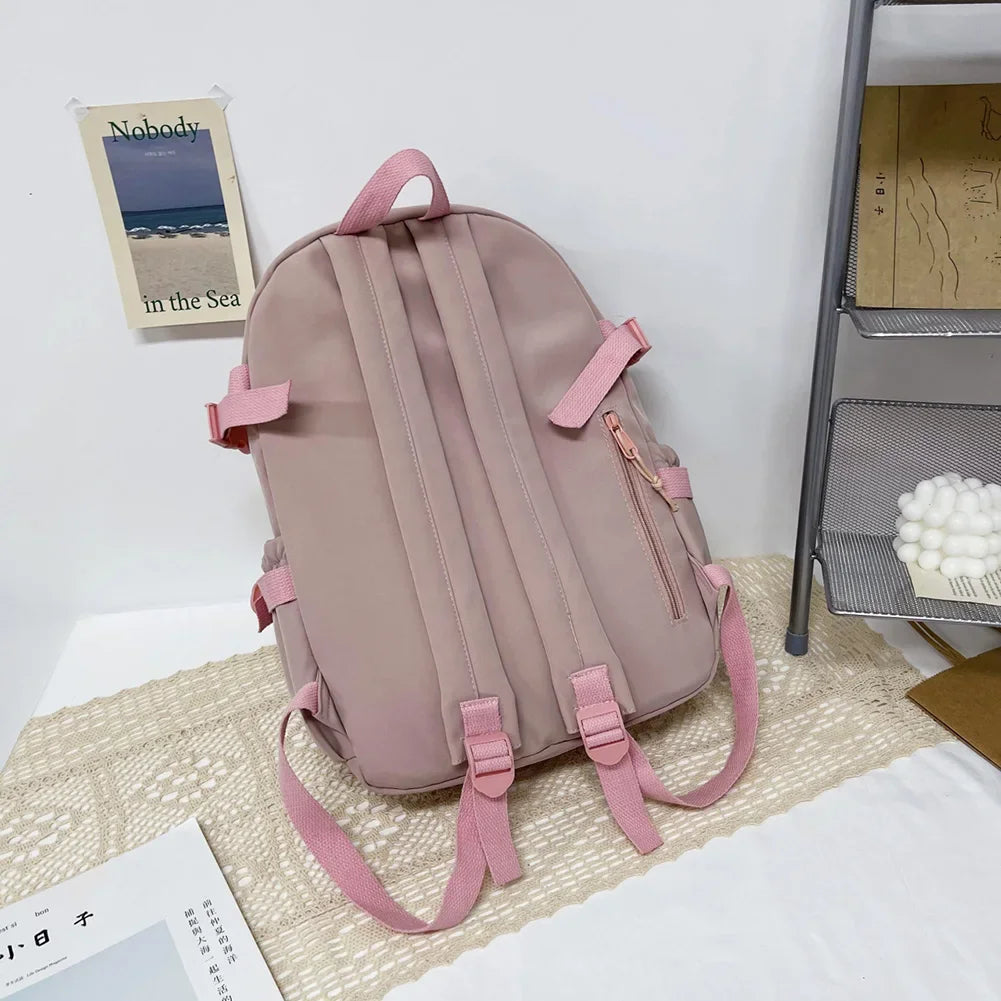 Sac à dos esthétique japonais pour filles, sacs d'école mignons pour étudiants, adolescentes, poches, sac à dos pour ordinateur portable Kawaii pour femmes, Harajuku Mochila