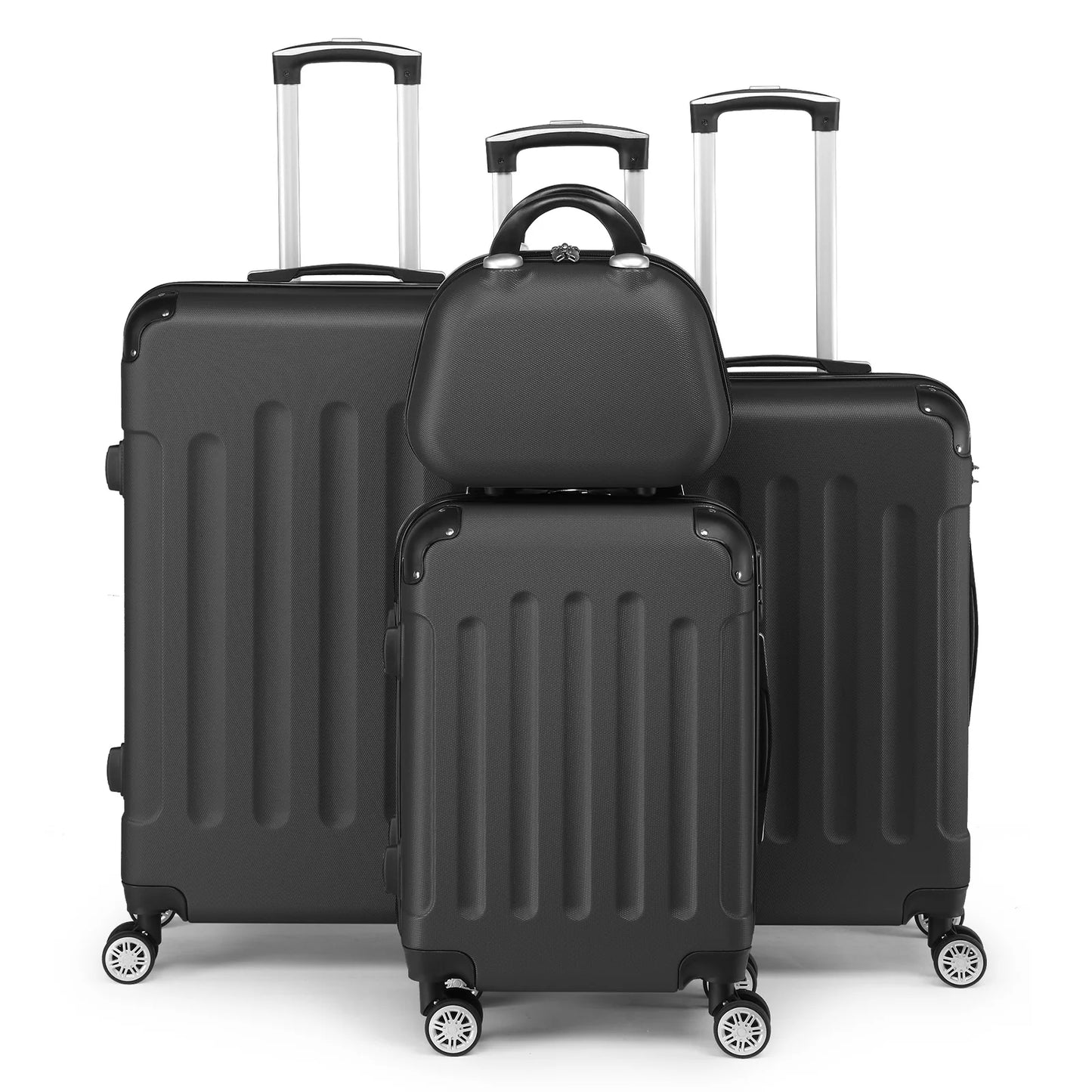 Bagages ABS protégés par les coins, 4 pièces