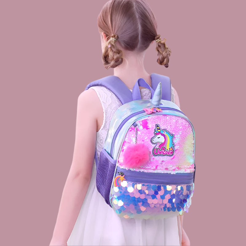 Sac de maternelle et école primaire, paillettes