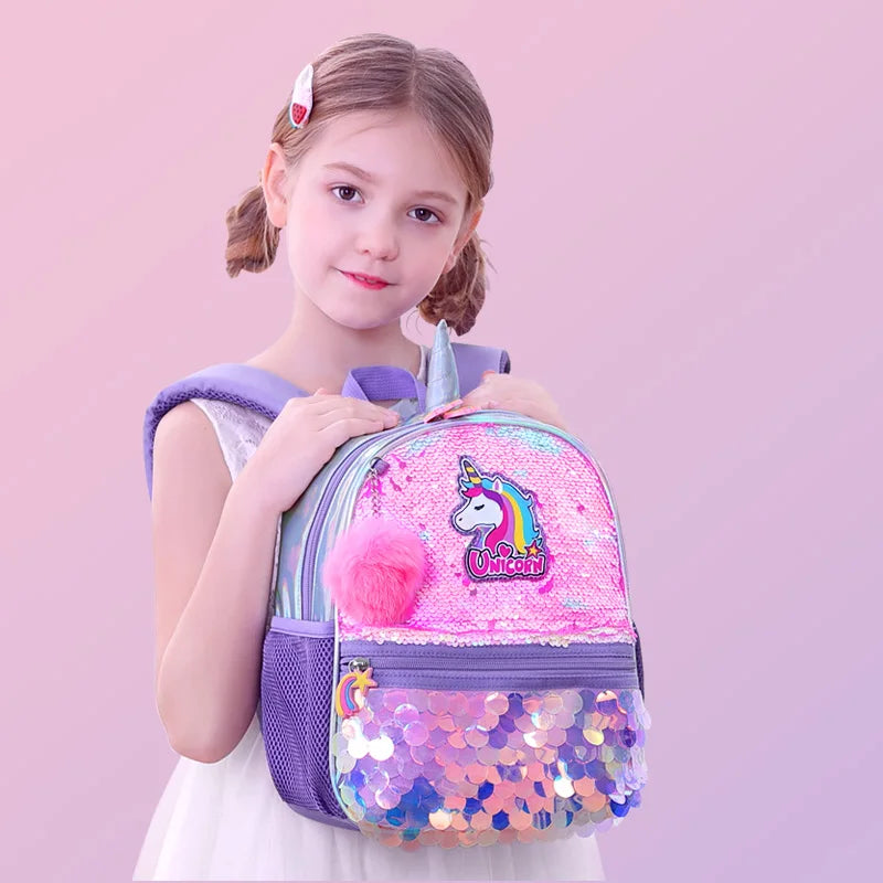 Sac de maternelle et école primaire, paillettes