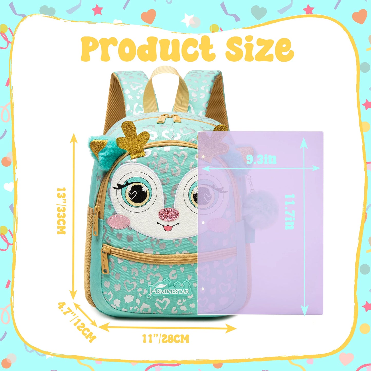 Sac à dos animal mignon de 13 pouces