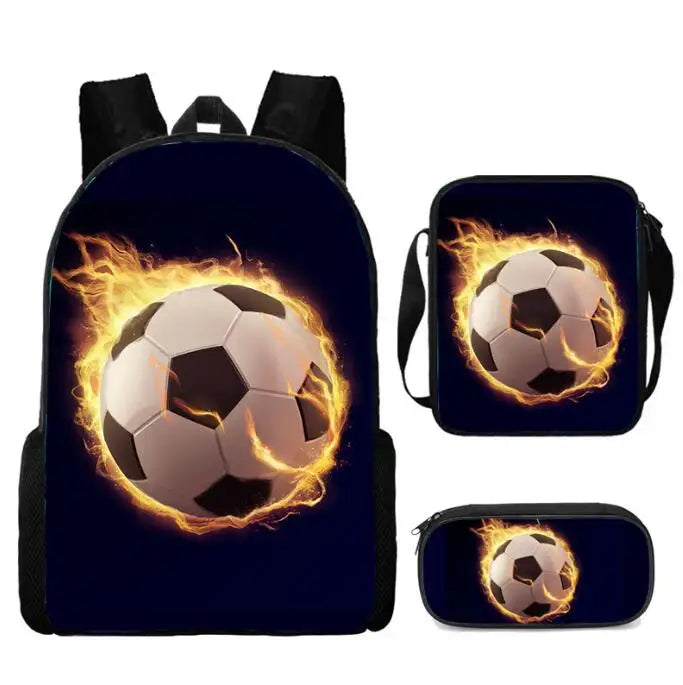 sac de voyage ensemble football 3 pieces