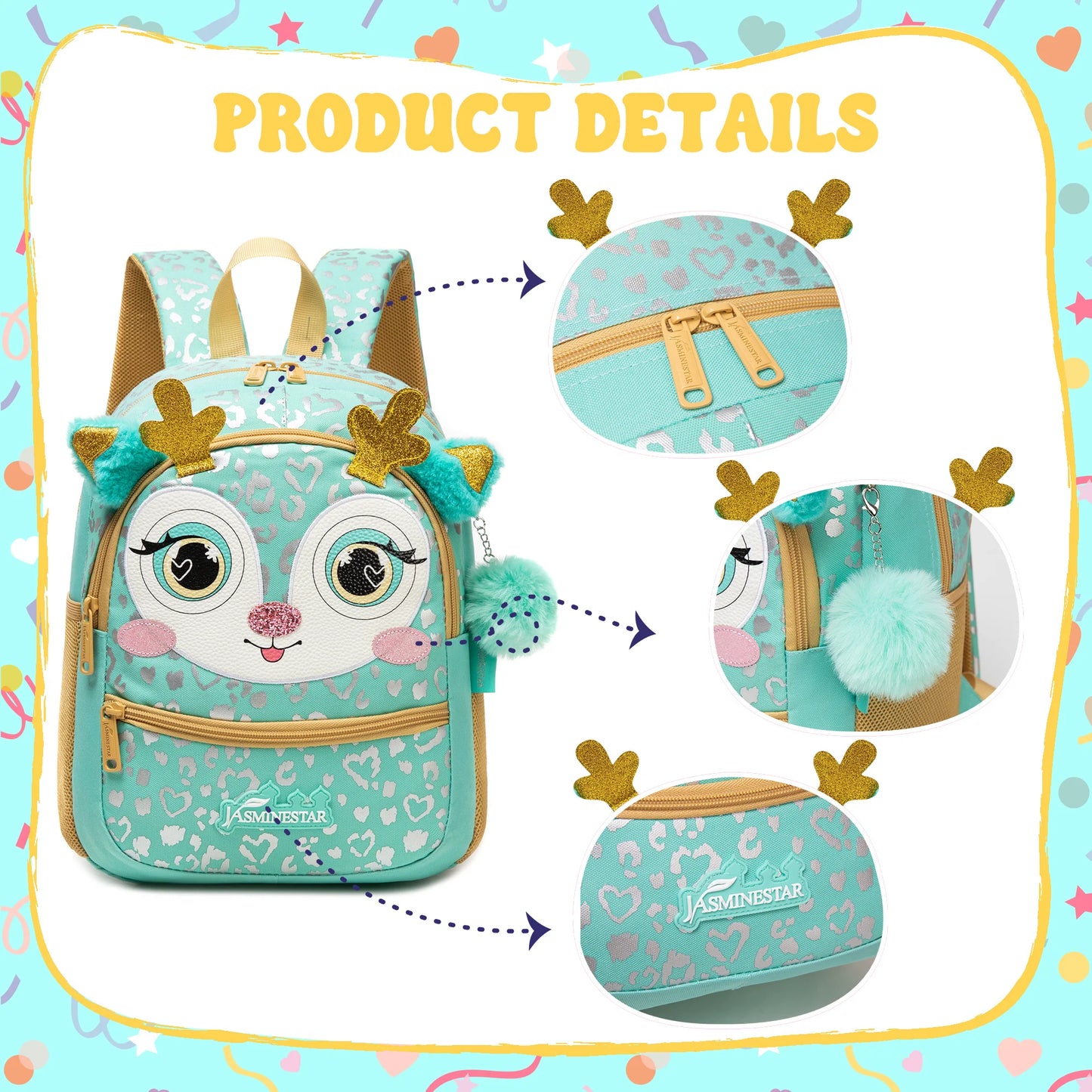 Sac à dos animal mignon de 13 pouces