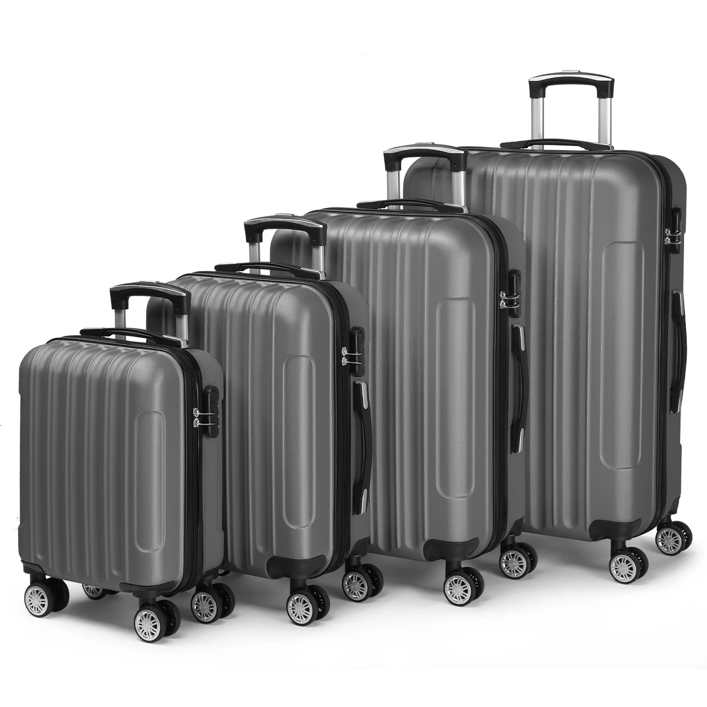 ABS luggage, 4 pieces per set