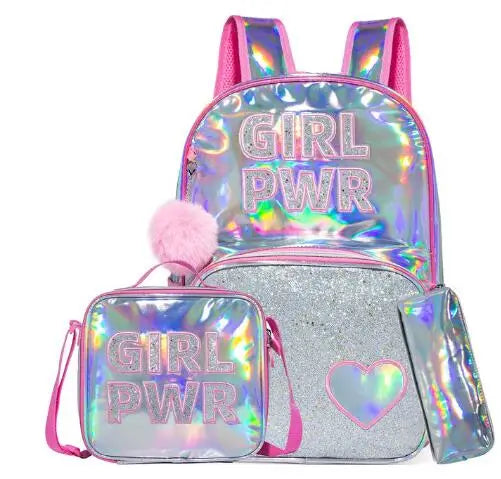 Sac à dos d'école à paillettes, élèves du primaire