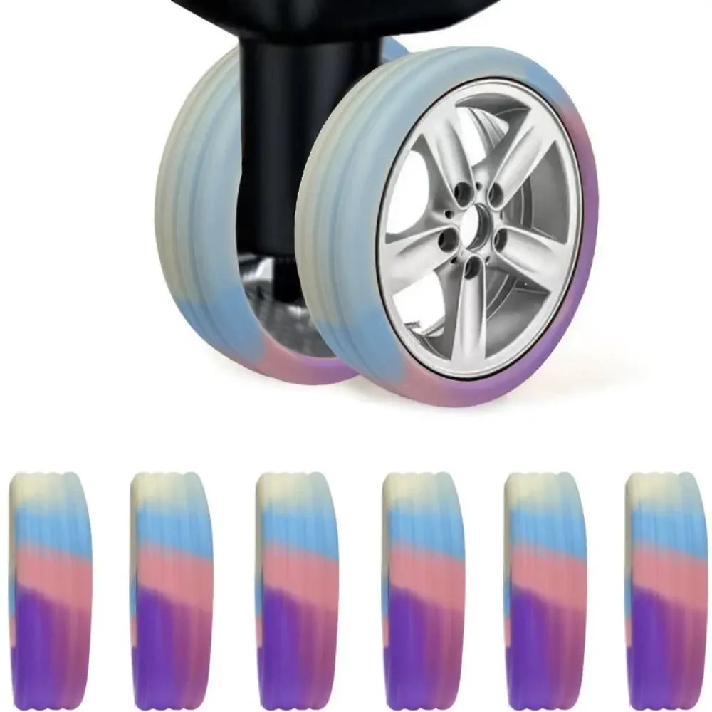 Protecteur de roues en silicone pour bagages et valises