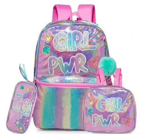 Sac à dos d'école à paillettes, élèves du primaire