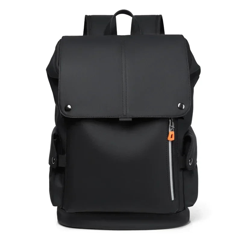 Grand sac à dos étanche en cuir PU pour ordinateur portable