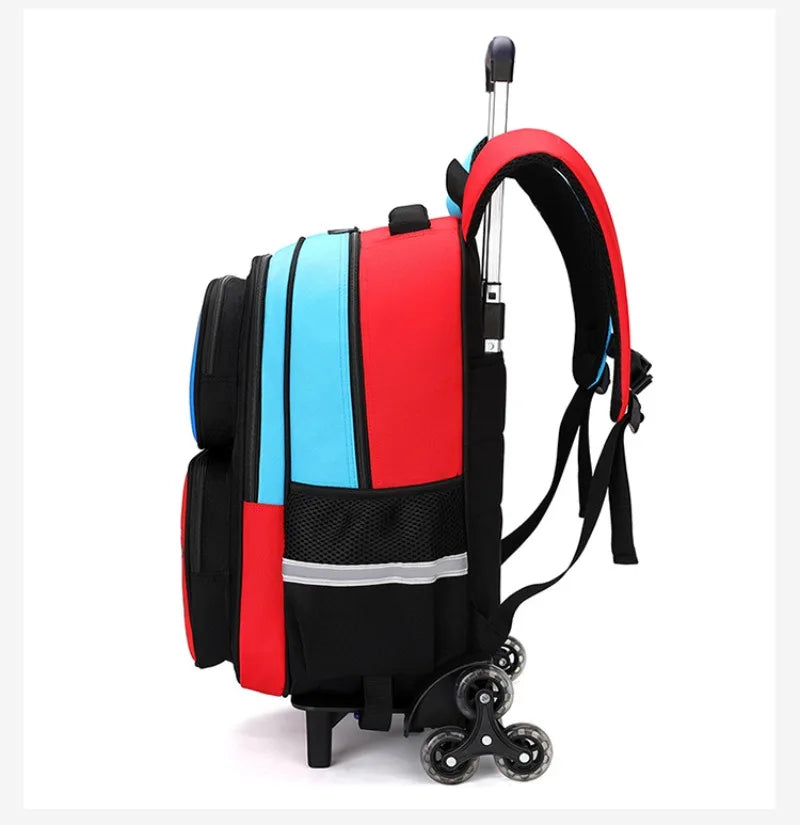 Sac d'école, Trolley avec console de jeu