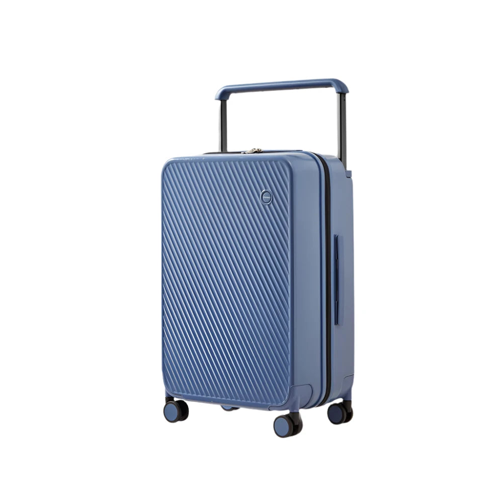 Valise de voyage à poignée large, roues tournantes, PC TSA, serrure, 20, 24 pouces