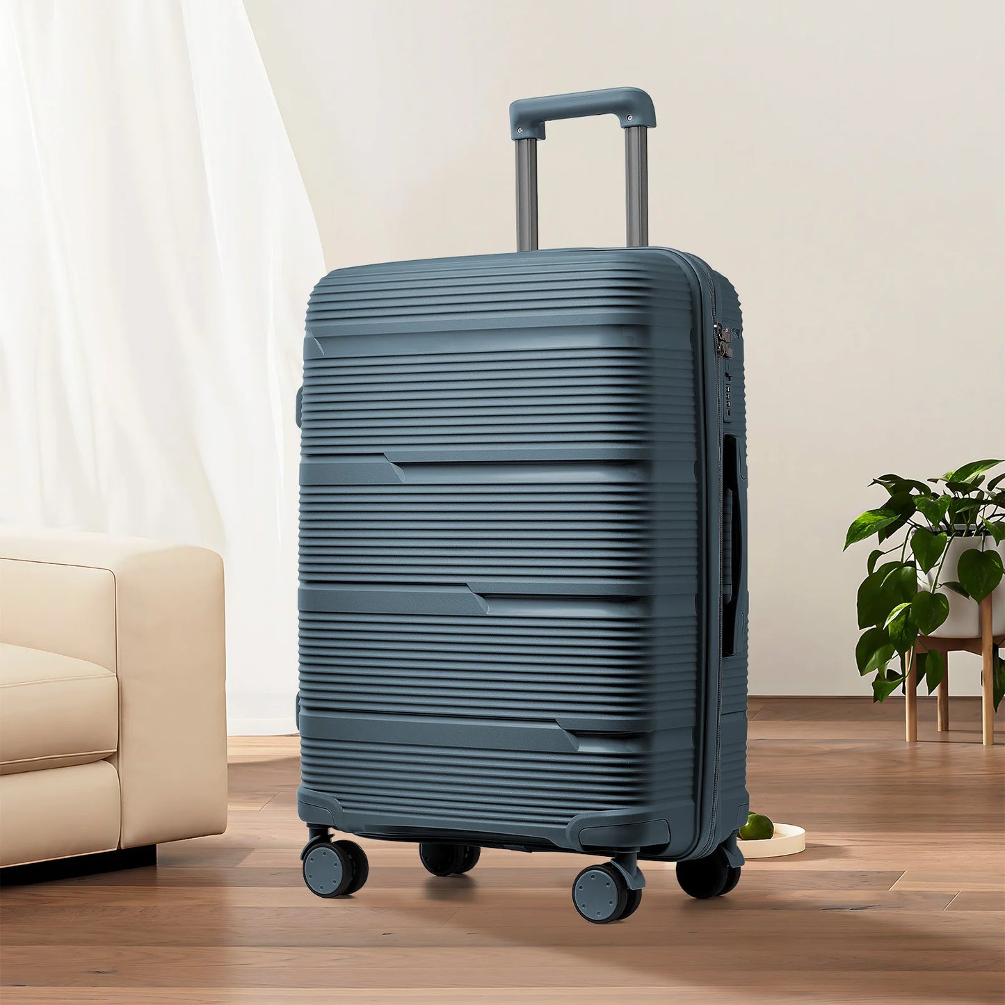 Valise de voyage roulante pour hommes et femmes, valise à roulettes, cabine d'embarquement, bagage à main, nouveau design, 20 po, 24, 28, en effet