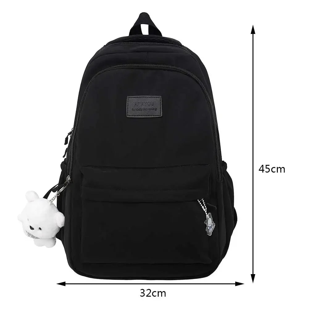 Sac à dos esthétique japonais pour filles, sacs d'école mignons pour étudiants, adolescentes, poches, sac à dos pour ordinateur portable Kawaii pour femmes, Harajuku Mochila